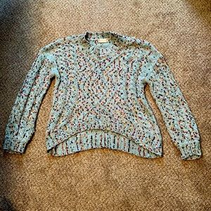 Rainbow Puff Sweater